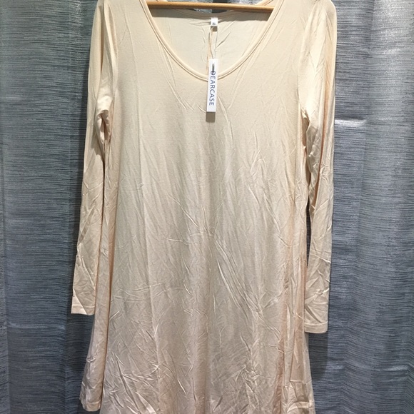 Women’s long sleeve casual wear loose dress - Picture 4 of 4